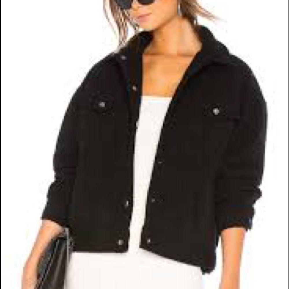 By the way Margot Oversized jacket in black